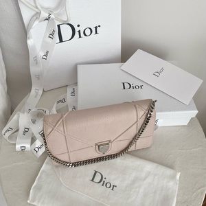 Dior Diorama wallet on chain clutch WOC